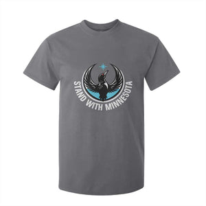 Minnesota Strong T Shirt For Kid Stand With Minnesota Anti ICE Immigration Rights Protest TS14 Charcoal Print Your Wear