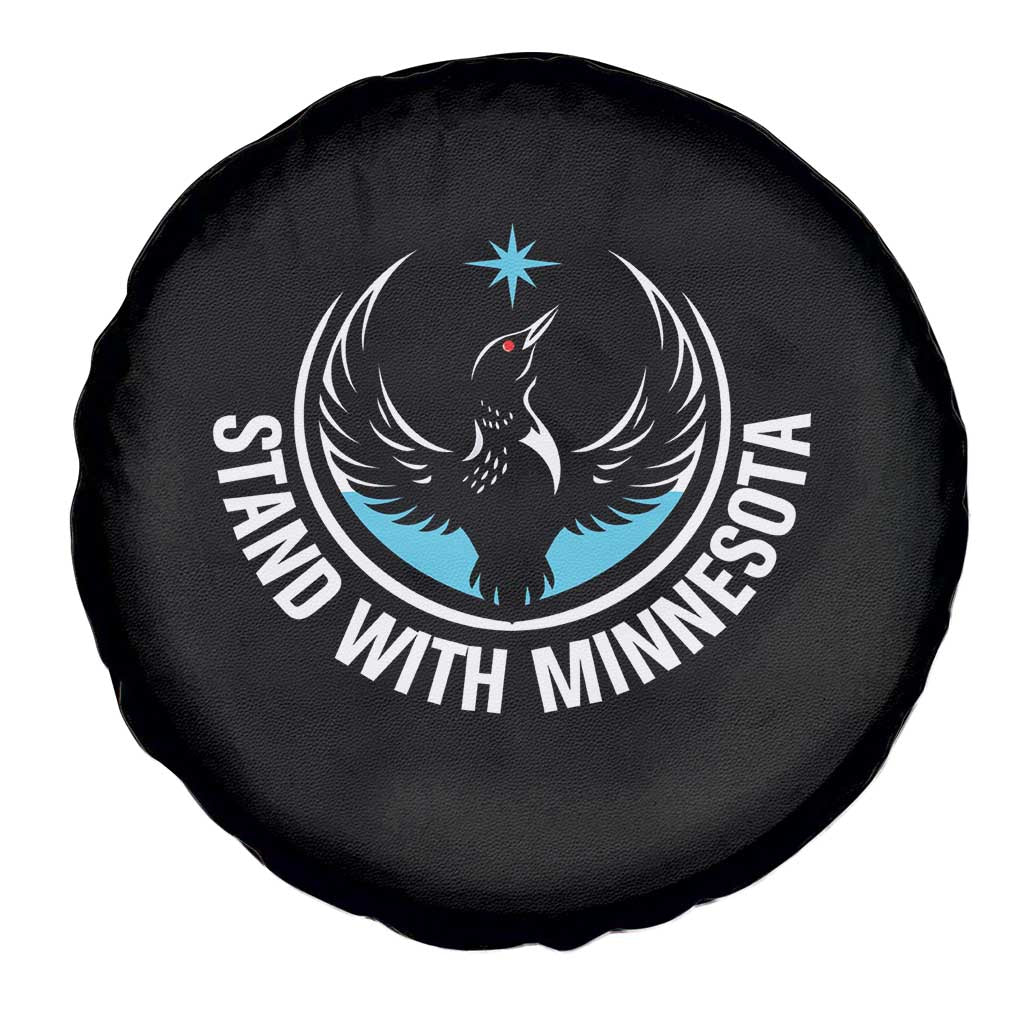 Minnesota Strong Spare Tire Cover Stand With Minnesota Anti ICE Immigration Rights Protest TS14 Print Your Wear