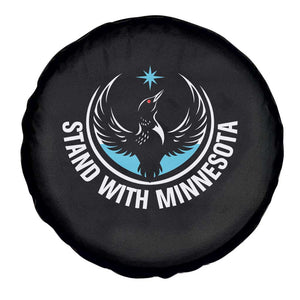 Minnesota Strong Spare Tire Cover Stand With Minnesota Anti ICE Immigration Rights Protest TS14 Print Your Wear