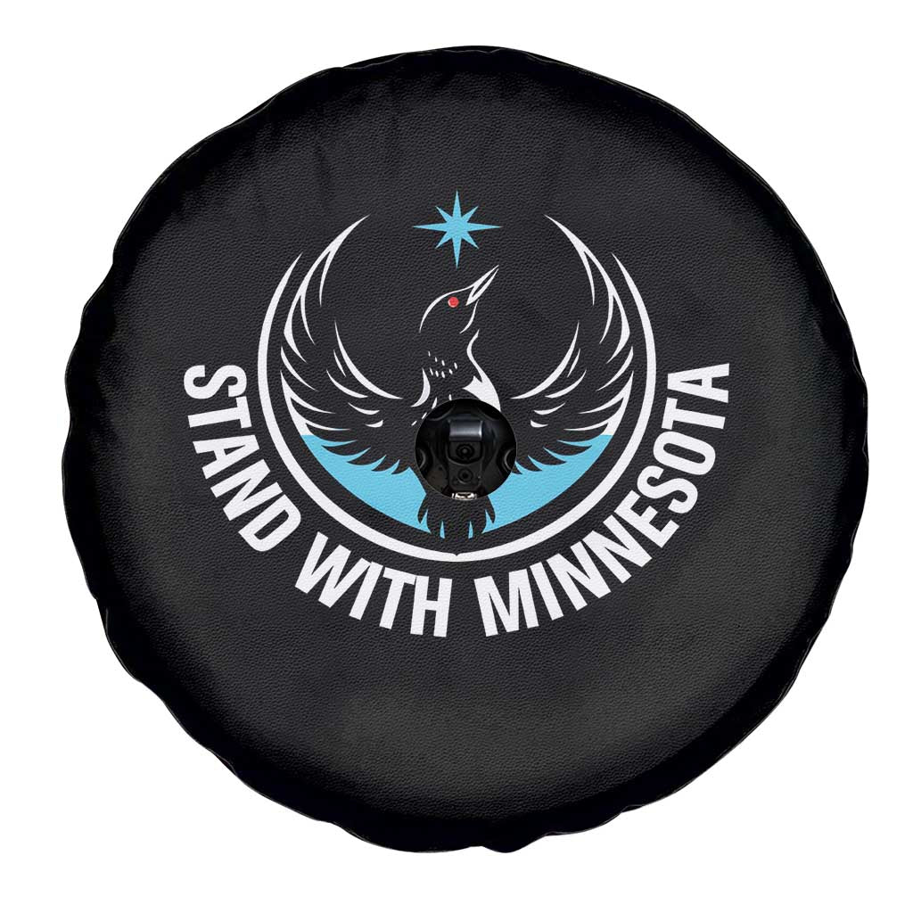 Minnesota Strong Spare Tire Cover Stand With Minnesota Anti ICE Immigration Rights Protest TS14 Print Your Wear
