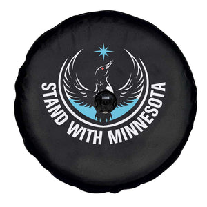 Minnesota Strong Spare Tire Cover Stand With Minnesota Anti ICE Immigration Rights Protest TS14 Print Your Wear