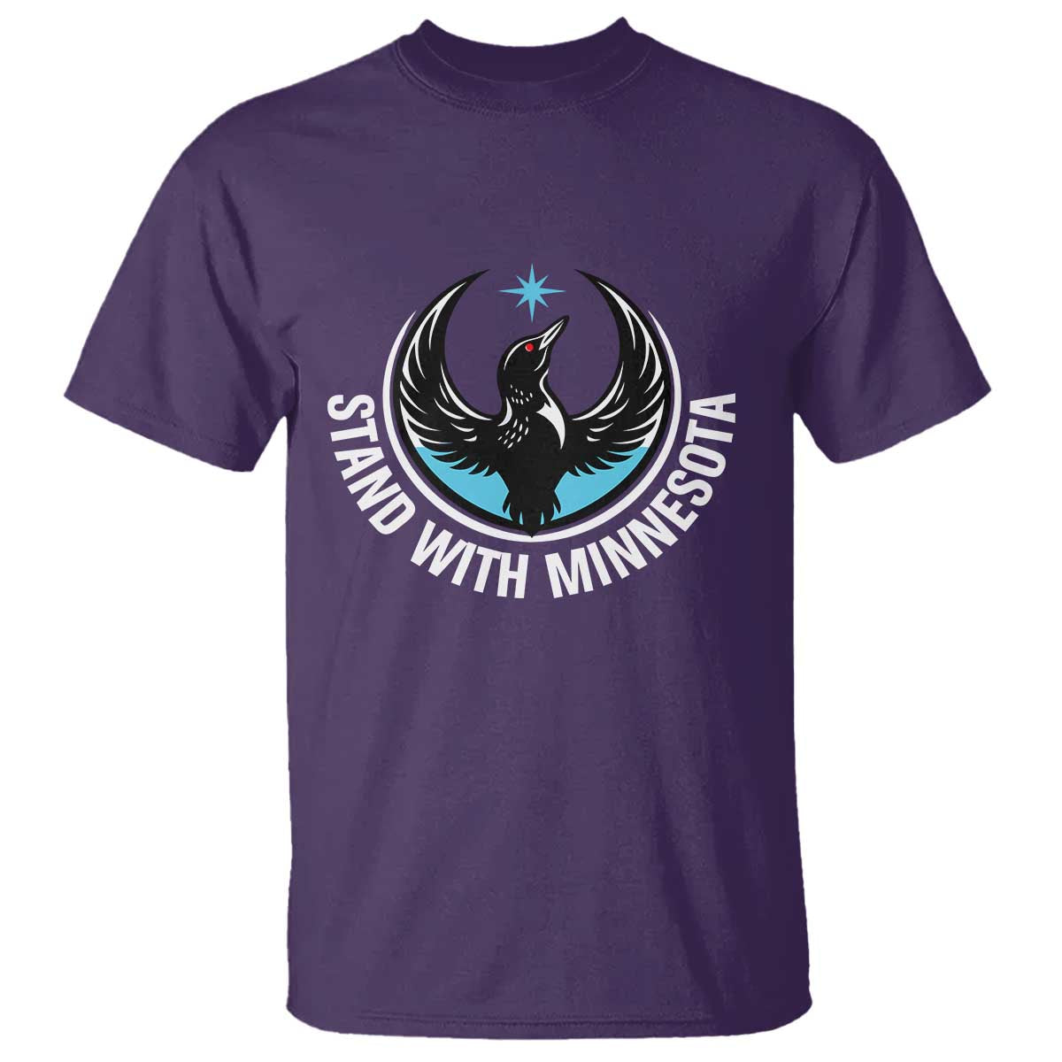 Minnesota Strong T Shirt Stand With Minnesota Anti ICE Immigration Rights Protest TS14 Purple Print Your Wear