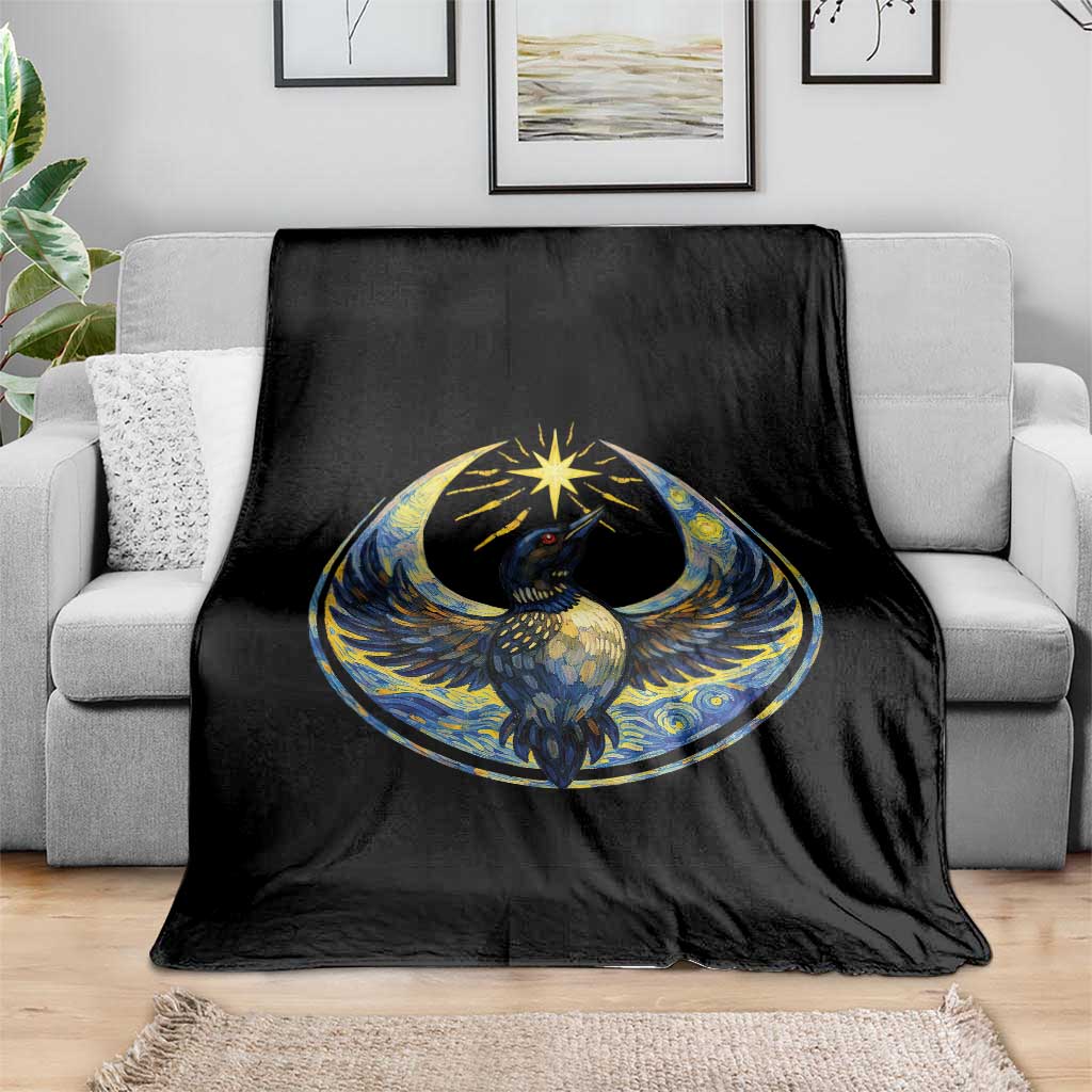 Minnesota Strong Throw Blanket Minneapolis Loon Starry Night Van Gogh TS14 Print Your Wear