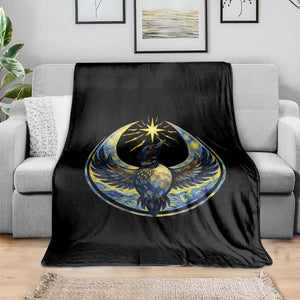 Minnesota Strong Throw Blanket Minneapolis Loon Starry Night Van Gogh TS14 Print Your Wear