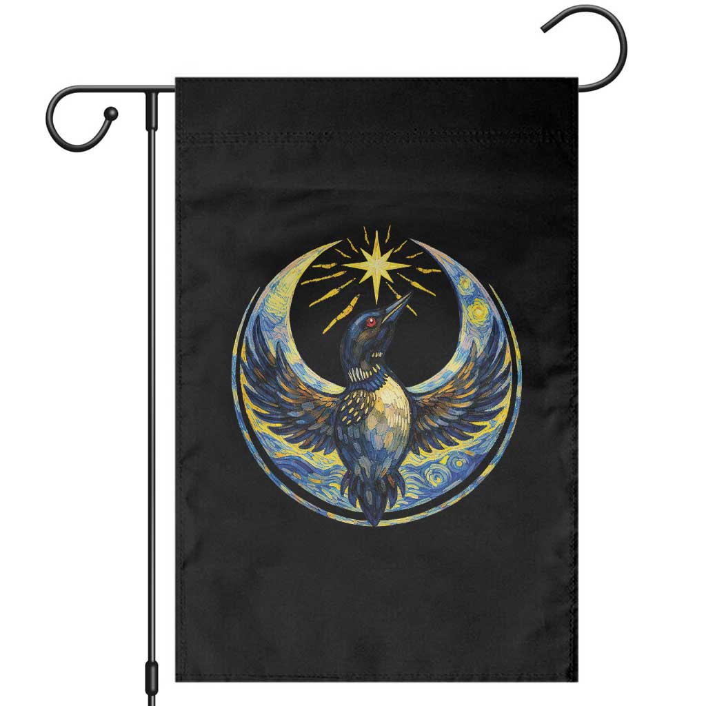 Minnesota Strong Garden Flag Minneapolis Loon Starry Night Van Gogh TS14 Black Print Your Wear