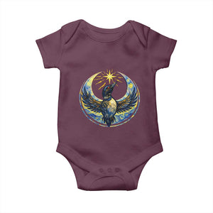 Minnesota Strong Baby Onesie Minneapolis Loon Starry Night Van Gogh TS14 Maroon Print Your Wear