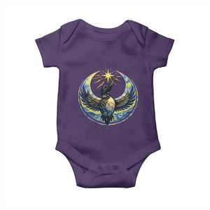 Minnesota Strong Baby Onesie Minneapolis Loon Starry Night Van Gogh TS14 Purple Print Your Wear