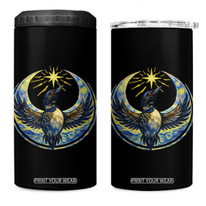 Minnesota Strong 4 in 1 Can Cooler Tumbler Minneapolis Loon Starry Night Van Gogh TS14 One Size: 16 oz Black Print Your Wear