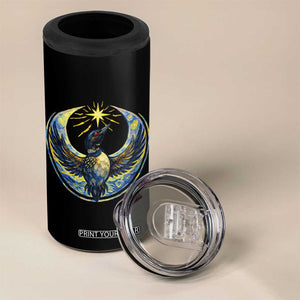 Minnesota Strong 4 in 1 Can Cooler Tumbler Minneapolis Loon Starry Night Van Gogh TS14 Print Your Wear