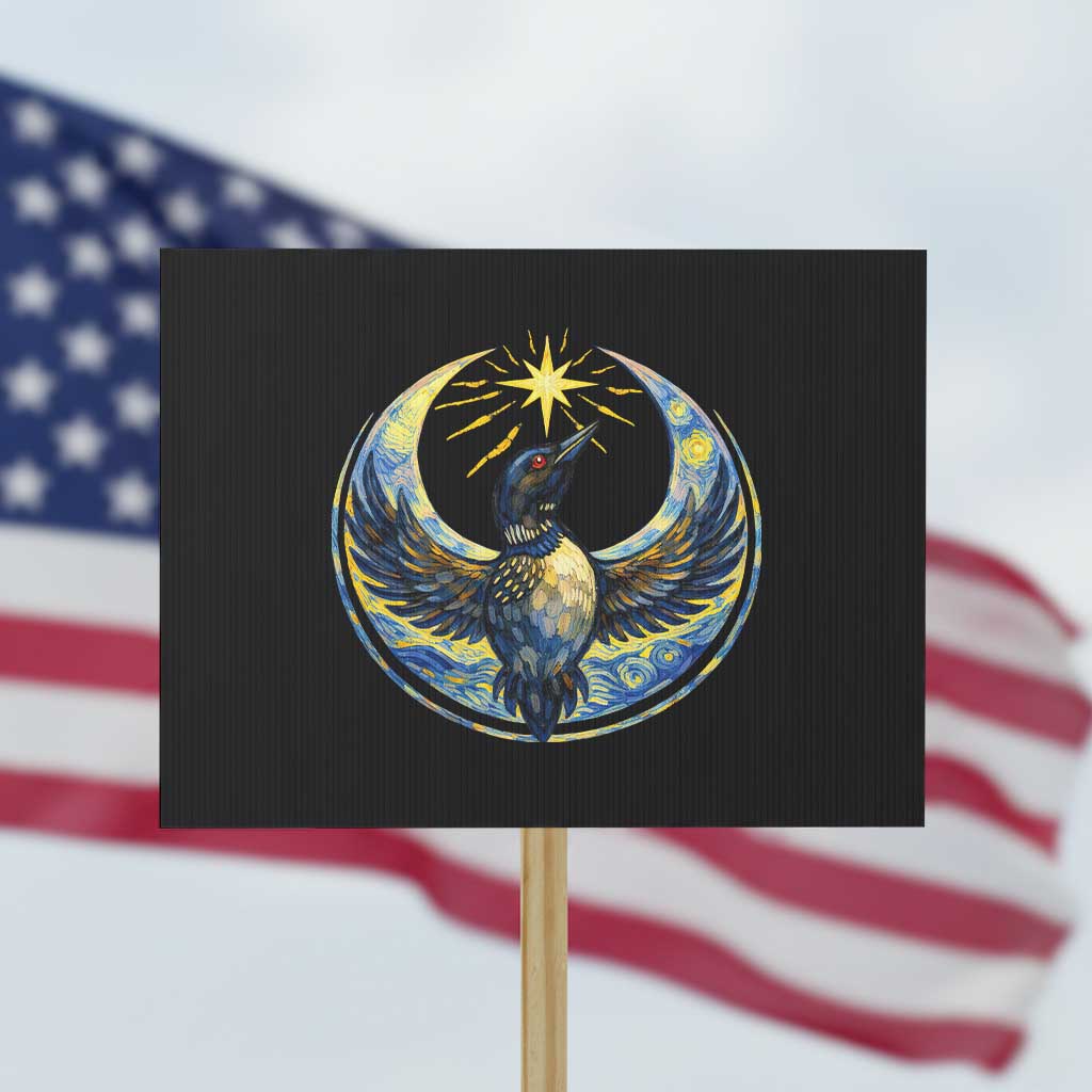 Minnesota Strong Protest Sign Minneapolis Loon Starry Night Van Gogh TS14 Horizontal 18