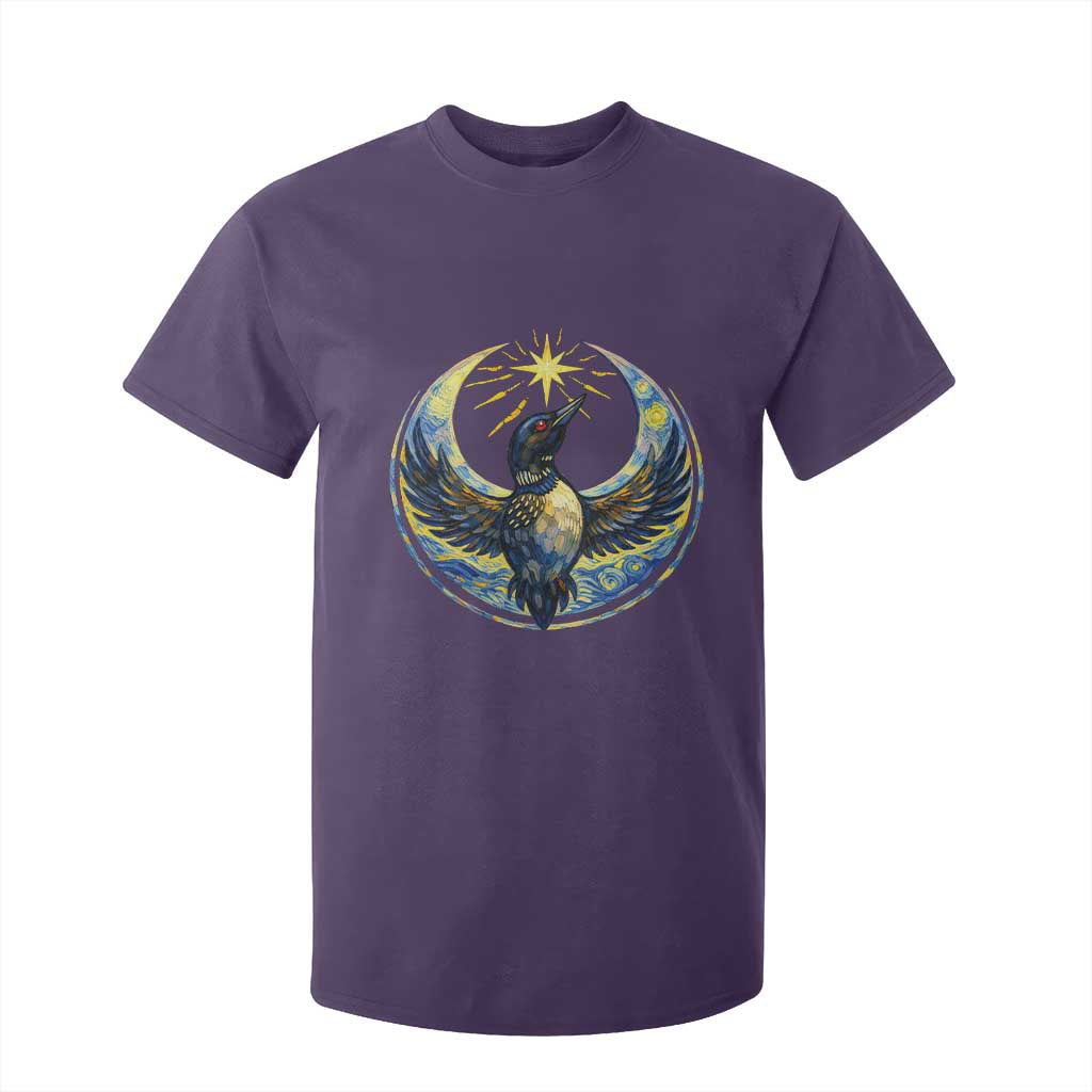 Minnesota Strong T Shirt For Kid Minneapolis Loon Starry Night Van Gogh TS14 Purple Print Your Wear