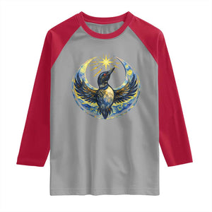 Minnesota Strong Raglan Shirt Minneapolis Loon Starry Night Van Gogh TS14 Sport Gray Red Print Your Wear