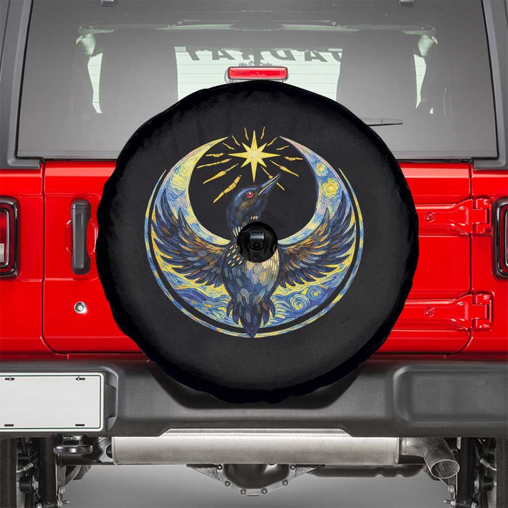 Minnesota Strong Spare Tire Cover Minneapolis Loon Starry Night Van Gogh TS14 Black Print Your Wear