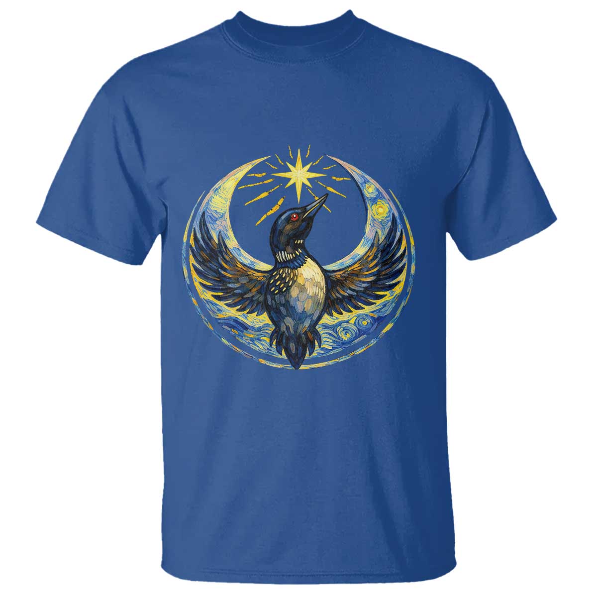 Minnesota Strong T Shirt Minneapolis Loon Starry Night Van Gogh TS14 Royal Blue Print Your Wear