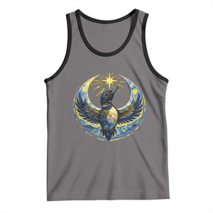 Minnesota Strong Tank Top Minneapolis Loon Starry Night Van Gogh TS14 Deep Heather Black Print Your Wear