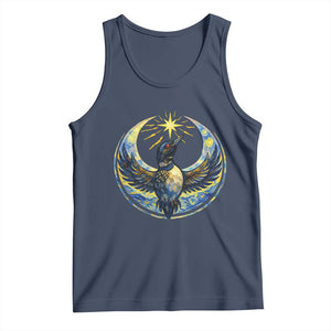 Minnesota Strong Tank Top Minneapolis Loon Starry Night Van Gogh TS14 Navy Print Your Wear