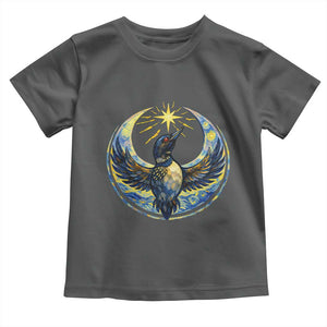 Minnesota Strong Toddler T Shirt Minneapolis Loon Starry Night Van Gogh TS14 Dark Heather Print Your Wear