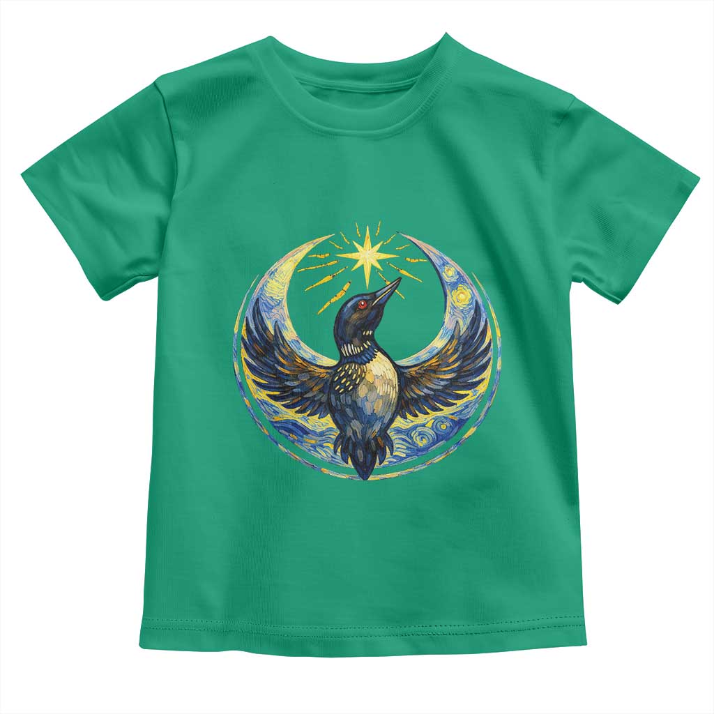 Minnesota Strong Toddler T Shirt Minneapolis Loon Starry Night Van Gogh TS14 Irish Green Print Your Wear