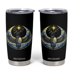 Minnesota Strong Tumbler Cup Minneapolis Loon Starry Night Van Gogh TS14 Black Print Your Wear