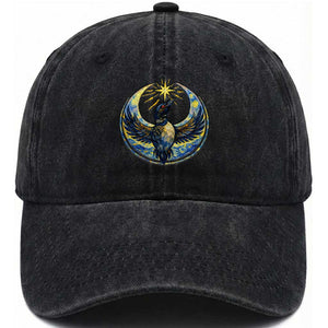 Minnesota Strong Washed Cotton Baseball Cap Minneapolis Loon Starry Night Van Gogh TS14 Washed Cap Universal Fit Black Print Your Wear