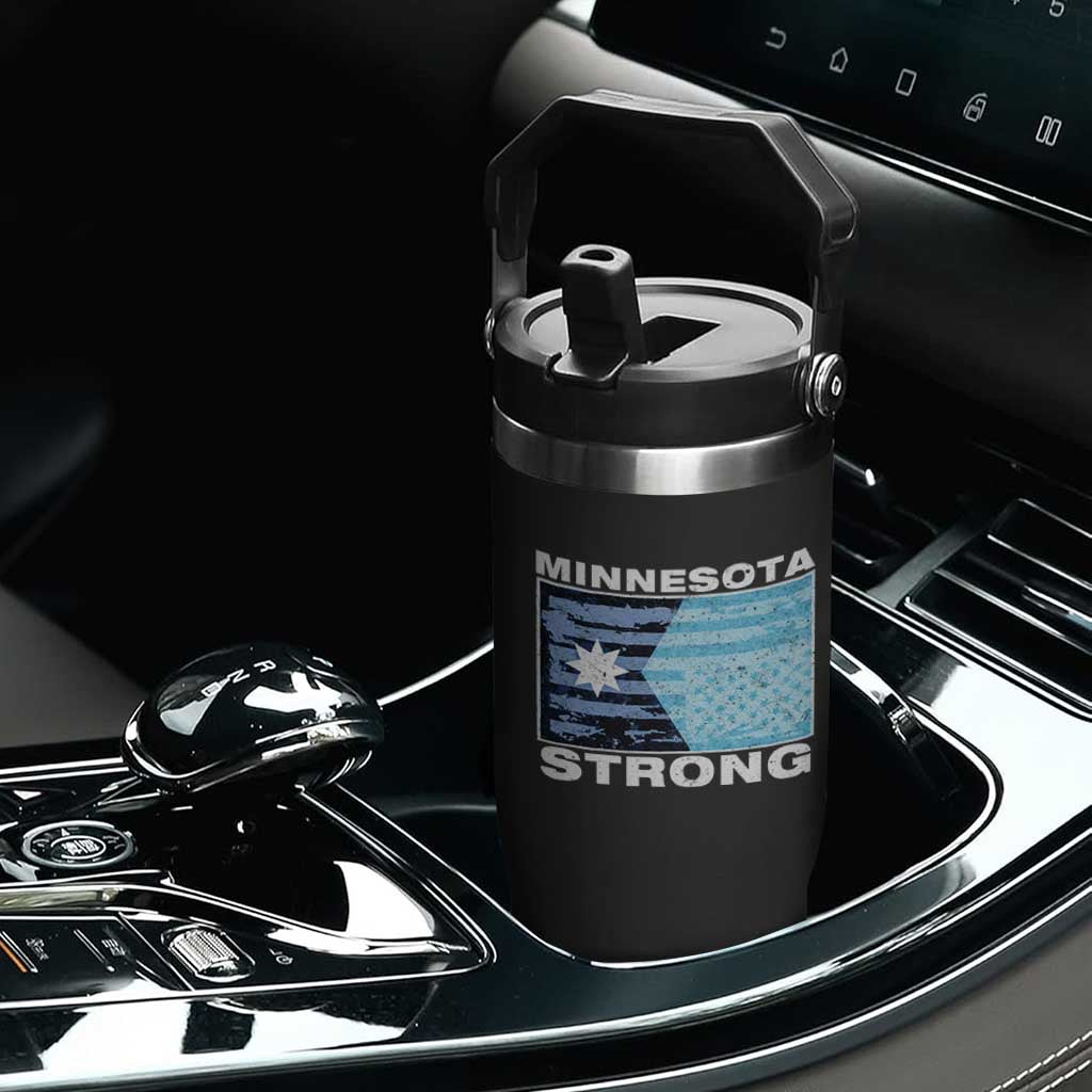 Minnesota Strong Flip Straw Tumbler MN State Flag Political Protest MN Resistance Abolish ICE TS14 Print Your Wear