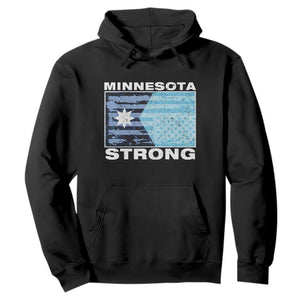 Minnesota Strong Hoodie MN State Flag Political Protest MN Resistance Abolish ICE TS14 Black Print Your Wear