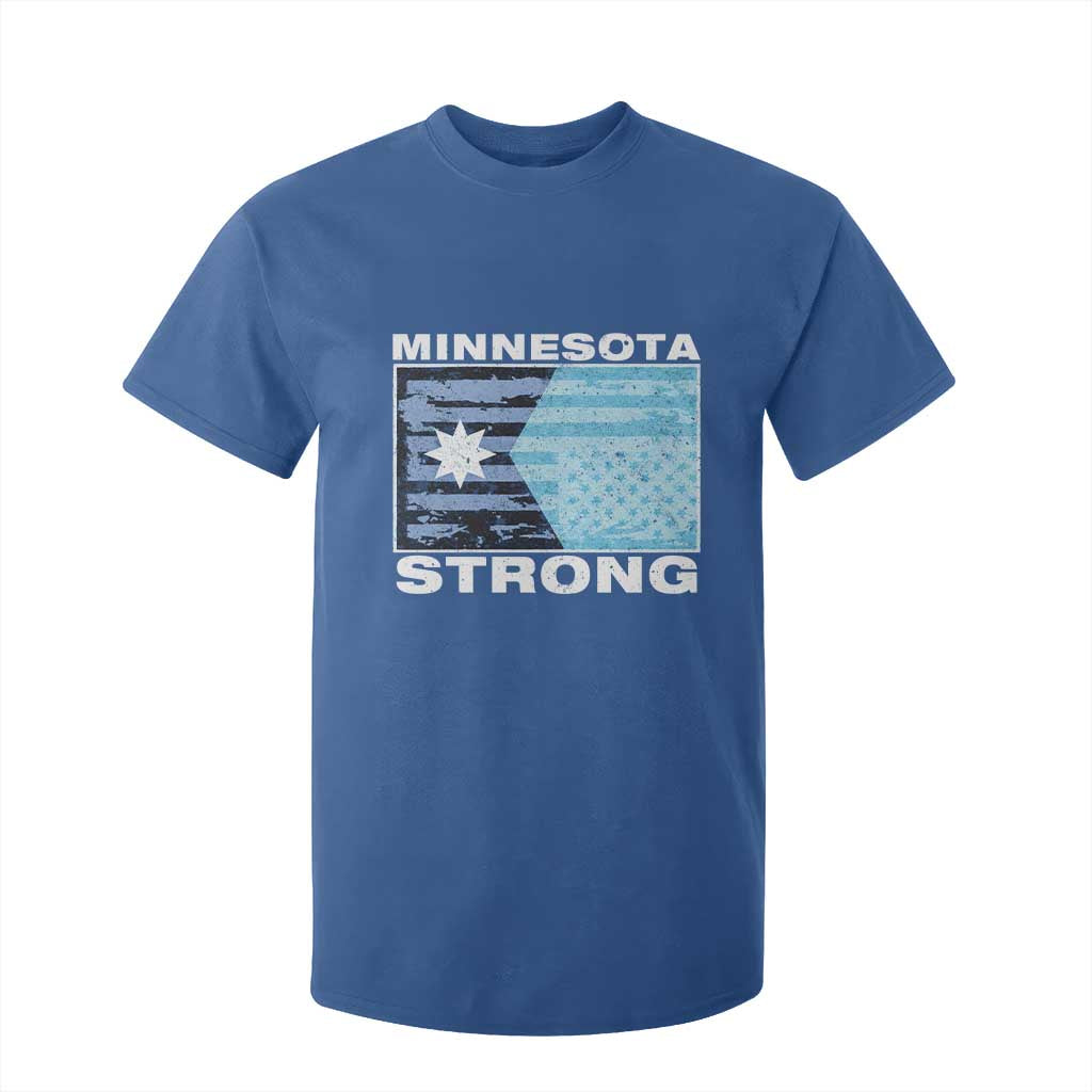 Minnesota Strong T Shirt For Kid MN State Flag Political Protest MN Resistance Abolish ICE TS14 Royal Blue Print Your Wear