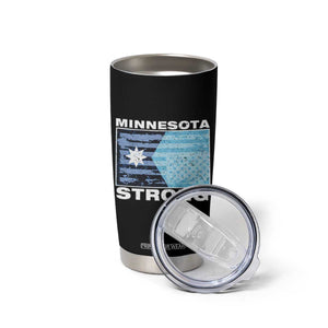 Minnesota Strong Tumbler Cup MN State Flag Political Protest MN Resistance Abolish ICE TS14 Print Your Wear