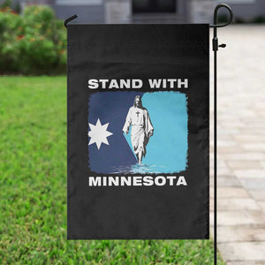 Stand with Minnesota Garden Flag Christian Jesus Minnesota Strong Subtle Anti ICE TS14 Print Your Wear