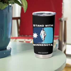Stand with Minnesota Tumbler Cup Christian Jesus Minnesota Strong Subtle Anti ICE TS14 Print Your Wear