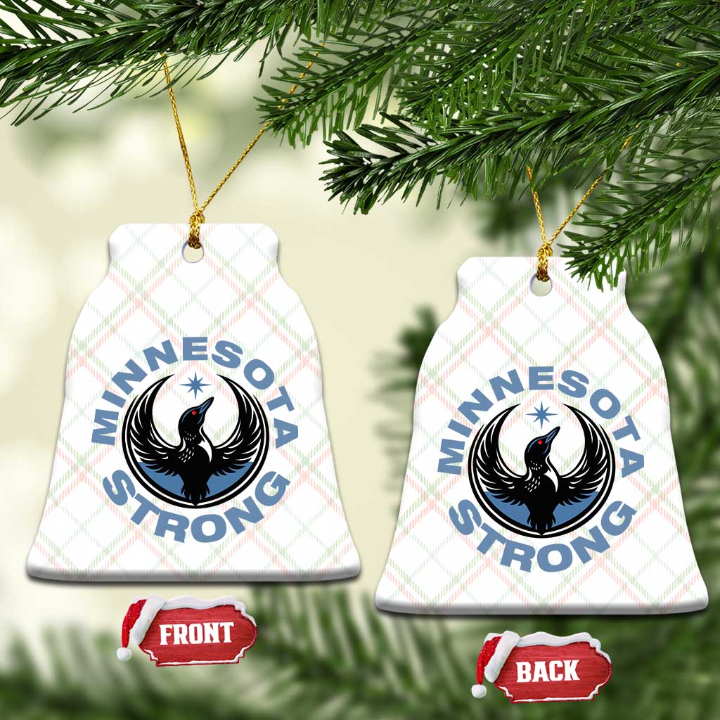 Minnesota Strong Ceramic Ornament MN State Bird Loon Resistance Political Protest TS14 Print Your Wear