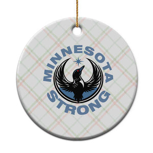 Minnesota Strong Ceramic Ornament MN State Bird Loon Resistance Political Protest TS14 1pc Christmas Plaid Print Your Wear