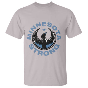 Minnesota Strong T Shirt MN State Bird Loon Resistance Political Protest TS14 Ice Gray Print Your Wear