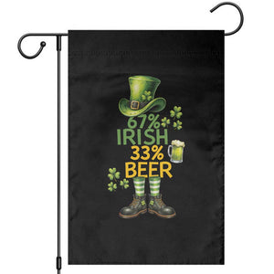 67 Irish 33 Beer Garden Flag Funny Six Seven Leprechaun Drinking Beer Lover TS14 Black Print Your Wear