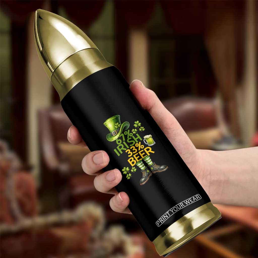 67 Irish 33 Beer Bullet Tumbler Funny Six Seven Leprechaun Drinking Beer Lover TS14 Print Your Wear