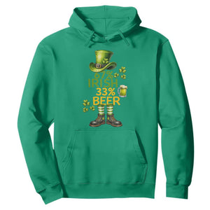 67 Irish 33 Beer Hoodie Funny Six Seven Leprechaun Drinking Beer Lover TS14 Irish Green Print Your Wear