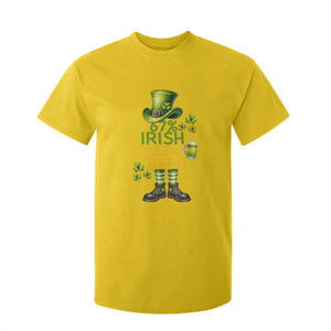 67 Irish 33 Beer T Shirt For Kid Funny Six Seven Leprechaun Drinking Beer Lover TS14 Daisy Print Your Wear
