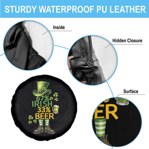 67 Irish 33 Beer Spare Tire Cover Funny Six Seven Leprechaun Drinking Beer Lover TS14 Print Your Wear