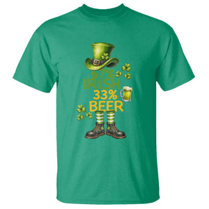 67 Irish 33 Beer T Shirt Funny Six Seven Leprechaun Drinking Beer Lover TS14 Irish Green Print Your Wear