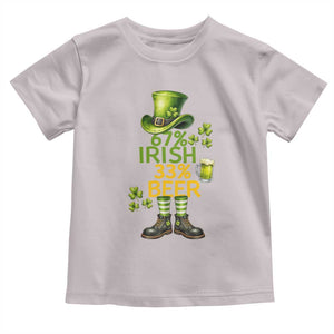 67 Irish 33 Beer Toddler T Shirt Funny Six Seven Leprechaun Drinking Beer Lover TS14 Ice Gray Print Your Wear