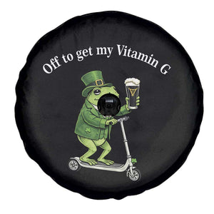 Funny Frog St Patricks Day Meme Spare Tire Cover Vitamin G Irish Beer TS14 Print Your Wear