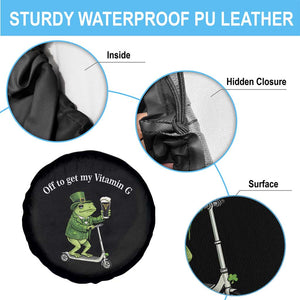 Funny Frog St Patricks Day Meme Spare Tire Cover Vitamin G Irish Beer TS14 Print Your Wear