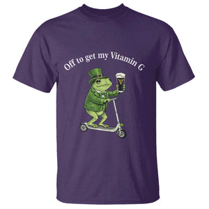 Funny Frog St Patricks Day Meme T Shirt Vitamin G Irish Beer TS14 Purple Print Your Wear