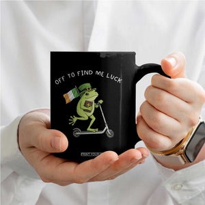 Funny Frog Christian St Patricks Day Coffee Mug Off To Find Me Lucky TS14 Print Your Wear
