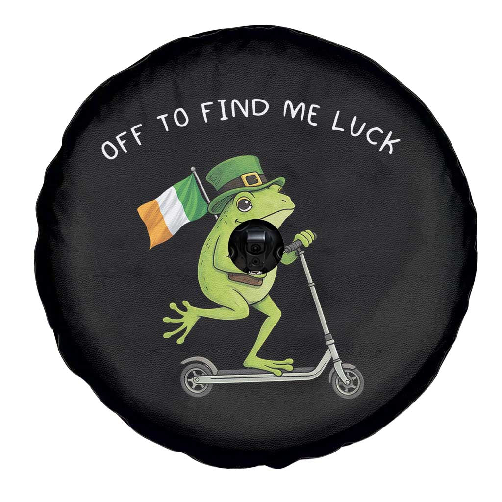 Funny Frog Christian St Patricks Day Spare Tire Cover Off To Find Me Lucky TS14 Print Your Wear