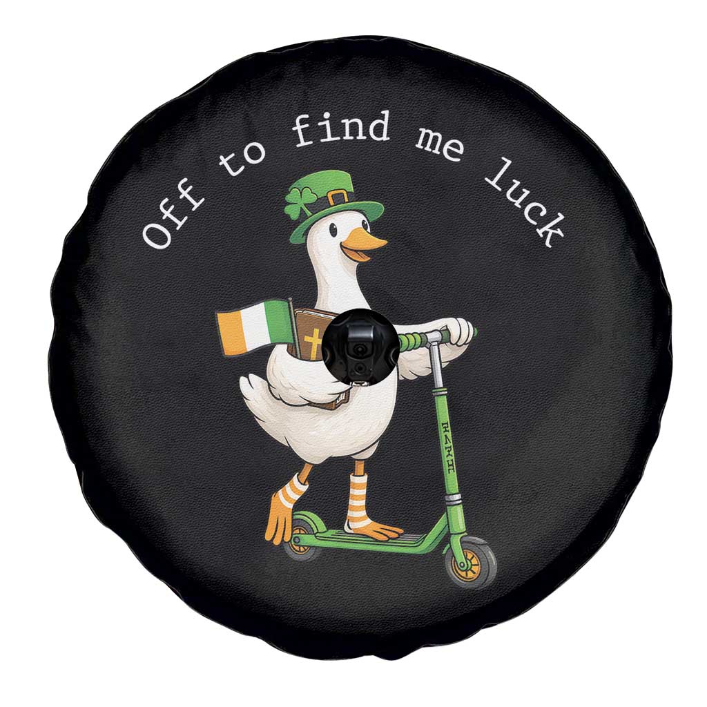 Funny Goose Christian St Patricks Day Spare Tire Cover Off To Find Me Lucky TS14 Print Your Wear