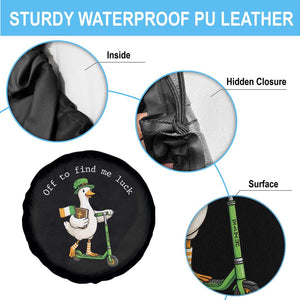 Funny Goose Christian St Patricks Day Spare Tire Cover Off To Find Me Lucky TS14 Print Your Wear