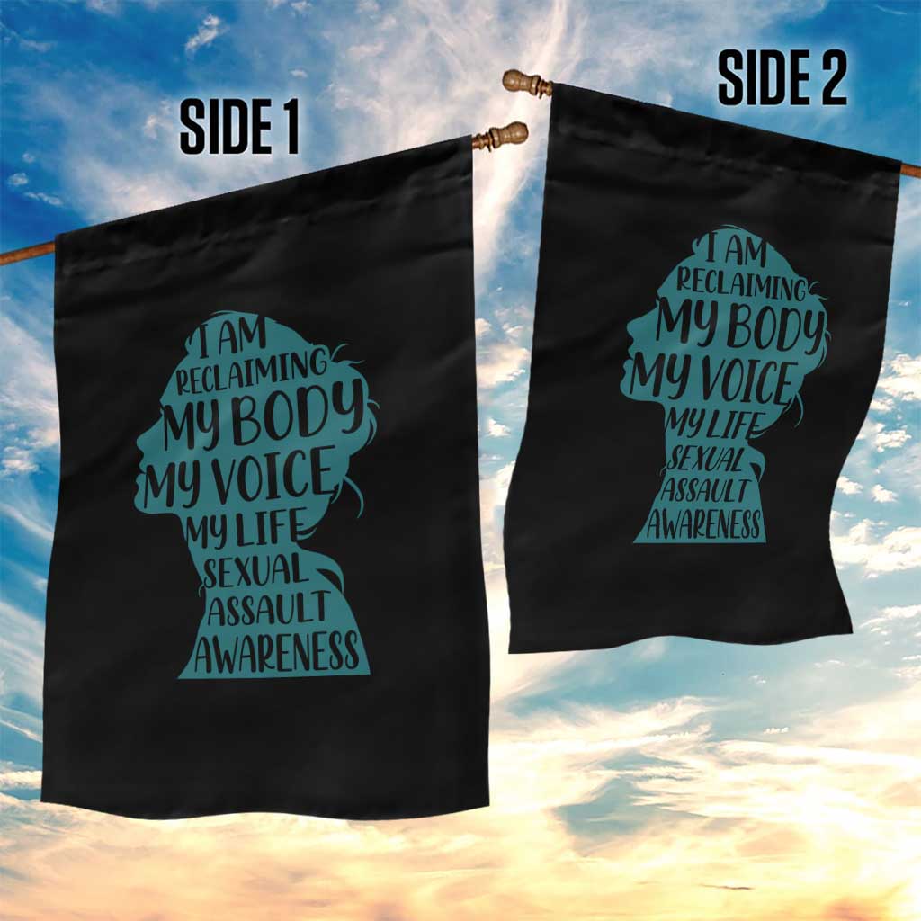 Sexual Assault Awareness Garden Flag Women Support Survivors TS14 Print Your Wear