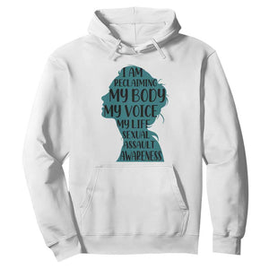 Sexual Assault Awareness Hoodie - Women Support Survivors TS14 White Print Your Wear