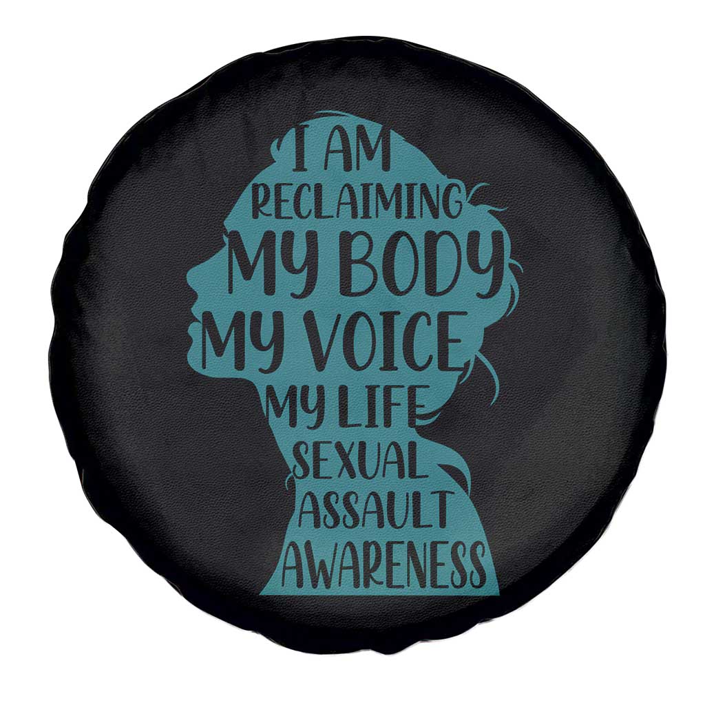 Sexual Assault Awareness Spare Tire Cover Women Support Survivors TS14 Print Your Wear